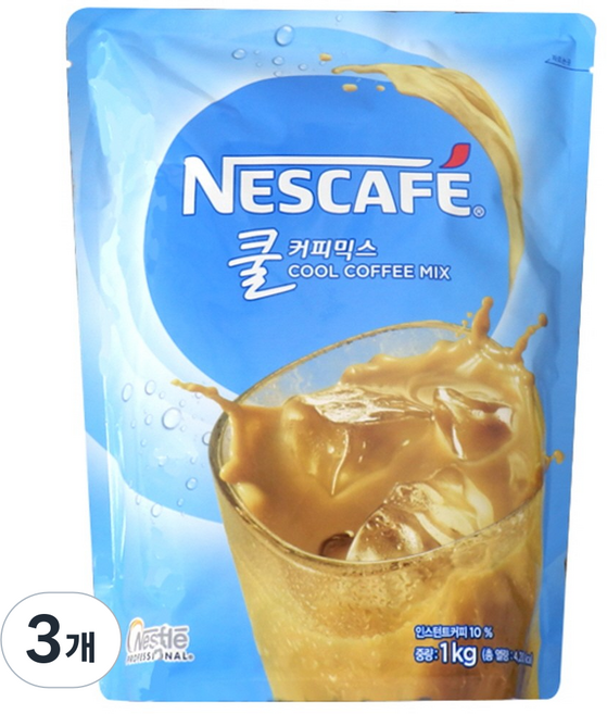 [네스카페] 커피믹스 쿨, 1kg, 1개입, 3개, 1kg