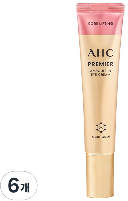 AHC 프리미어 앰플 인 아이크림 코어 리프팅 시즌12, 6개, 40ml