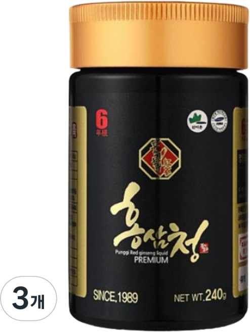 풍기농부홍삼청프리미엄240g, 240g, 3개