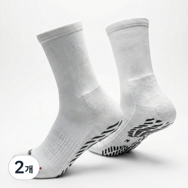 이지로치 논슬립 양말 축구 풋살 국가대표 하프삭스, 2개, 챔피언 무지
