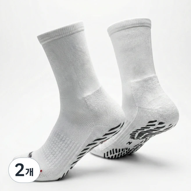 이지로치 논슬립 양말 축구 풋살 국가대표 하프삭스, 2개, 챔피언 무지 - 쿠팡