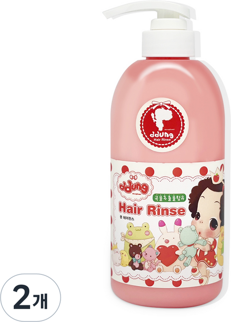 [뚱] 뚱베이비 린스, 500ml, 2개