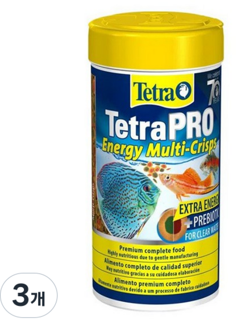 테트라 프로에너지 멀티크립스, 250ml, 3개