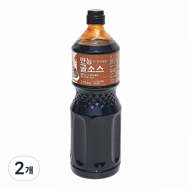 새마원 만능굴소스 남해굴 볶음밥 한식 중식 양식, 2개, 2.15kg