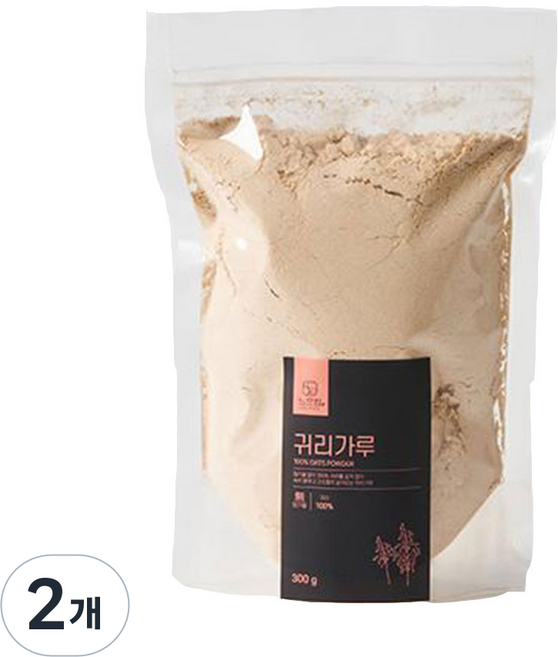 느으림 건강하게 두 번 볶은 귀리가루, 2개, 300g