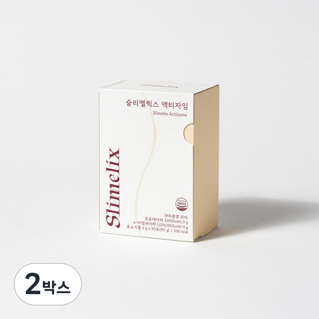 슬리멜릭스 액티자임 율무맛, 2박스, 30회분