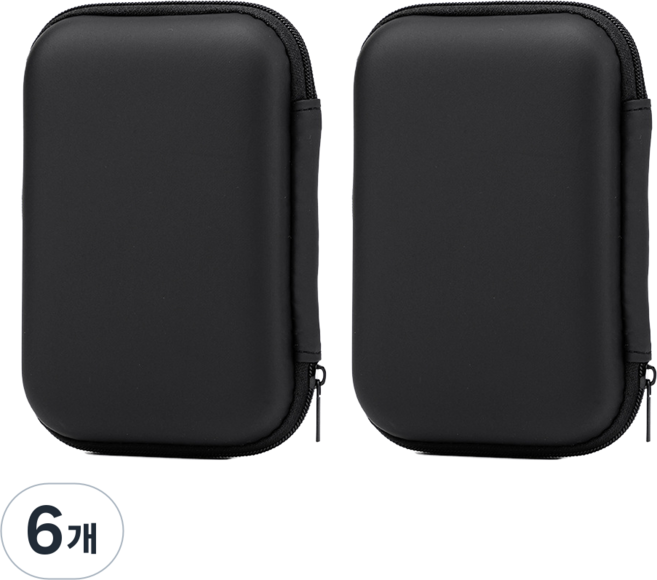 에스에이케이 보조배터리 외장하드 파우치, 6개