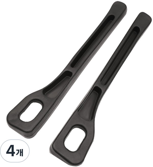 심플리프 자동차 시트 좌우세트 틈새 포켓, 블랙, 4개