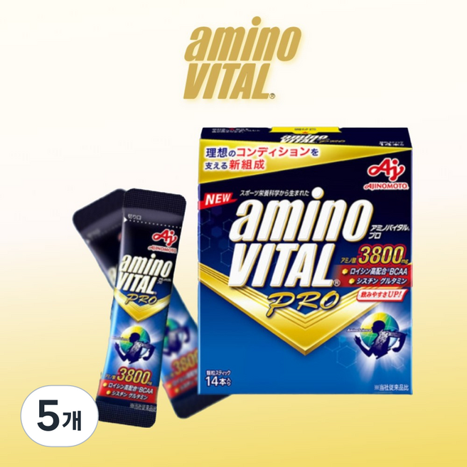 아미노바이탈 프로 3800mg 14포 자전거 러닝 등산 트레일런 스포츠 식품 아미노산 bcaa, 61.6g, 70개