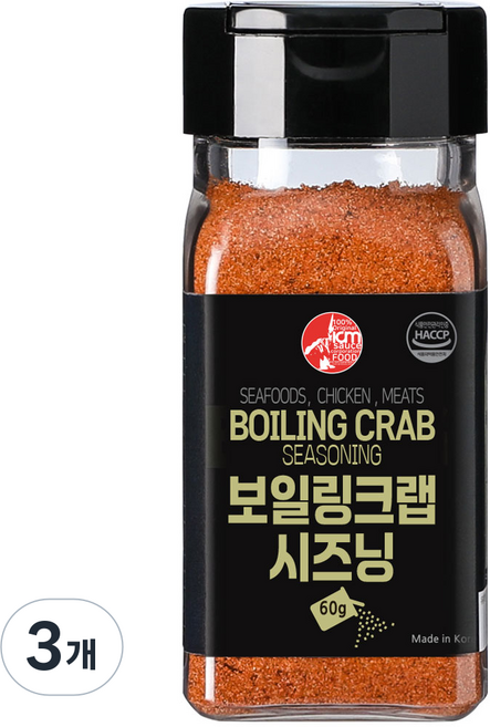 아이엠소스 보일링크랩시즈닝 미국식 해물찜, 60g, 3개