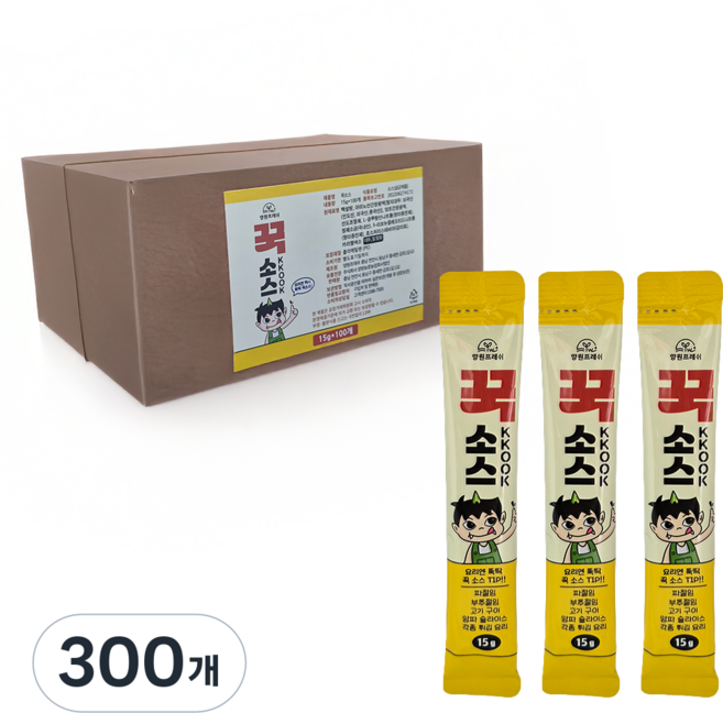 양원프레쉬 꾹소스 고기엔 꾹소스 양파절임, 15g, 300개