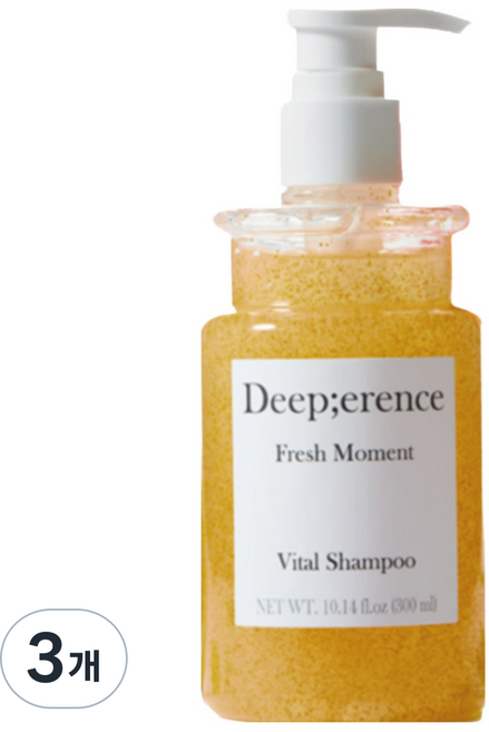 딥퍼랑스 손상모 케어 향기좋은샴푸 퍼퓸 샴푸 [프레쉬 모먼트], 3개, 300ml