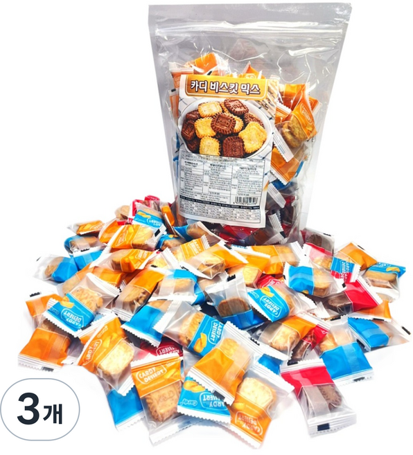 카디 비스킷 믹스1키로, 3개, 1kg