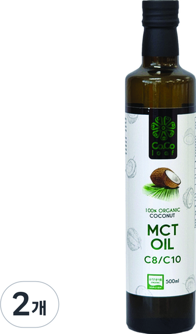 코코리프 유기농 MCT 오일 500 mL, 500ml, 2개