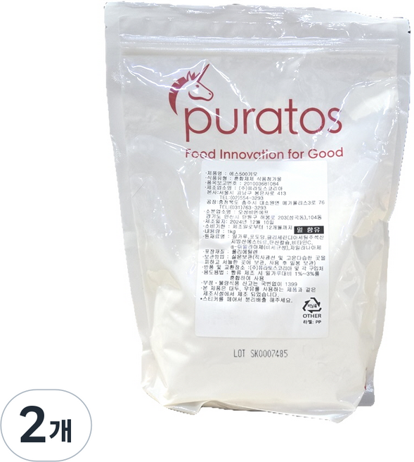 퓨라토스 크리미비트, 1kg, 2개