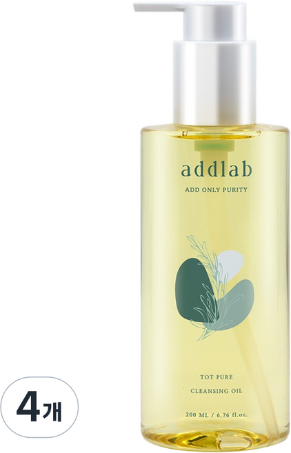 애드랩 톳 퓨어 비건인증 클렌징 오일, 4개, 200ml