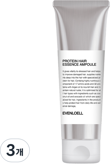 이븐로엘 프로틴 헤어 에센스 앰플, 120ml, 3개
