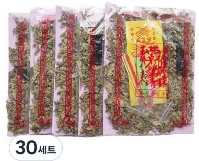 비닐 쑥 부정풀이 판매 - 액운풀이, 30세트