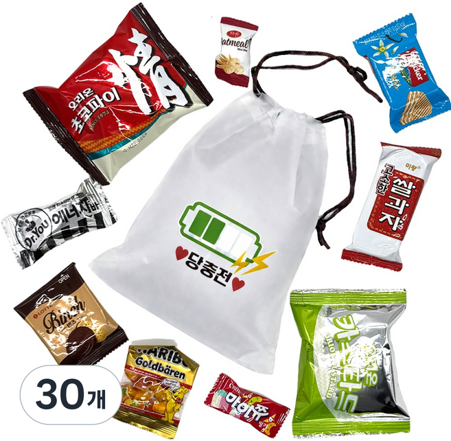당충전 간식꾸러미, 30개, 1세트