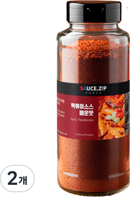 소스집 떡볶이 분말소스 떡볶이가루 매운맛, 400g, 2개