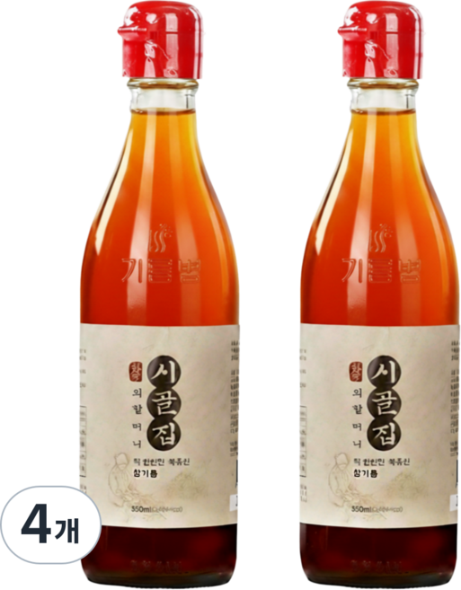시장쏙 시골집 외할머니 참기름, 350ml, 4개