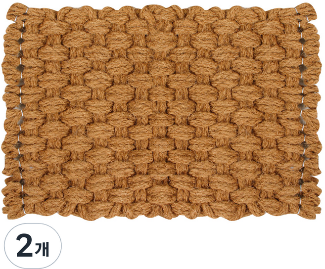 포스아트 야자매트 폭0.6M x 길이1M, 2개