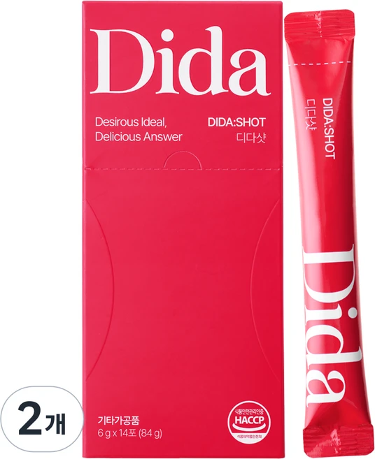 디다 디다샷 알파CD 분말 알파시디 석류맛, 2개, 84g - 쿠팡