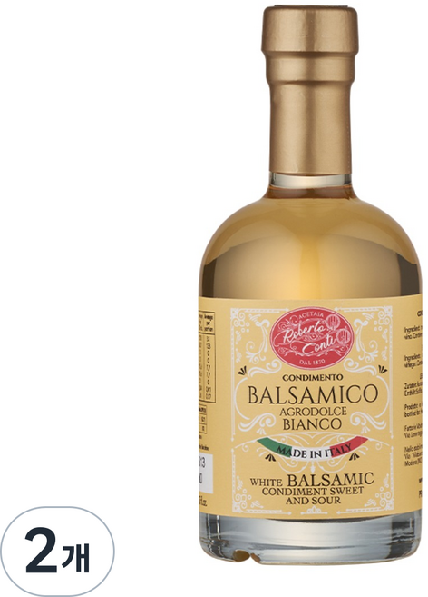 로베르토 화이트 발사믹 식초 250ml, 2개