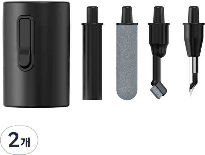 담담몰 어어폰 청소 도구 키트, 2개, 블랙