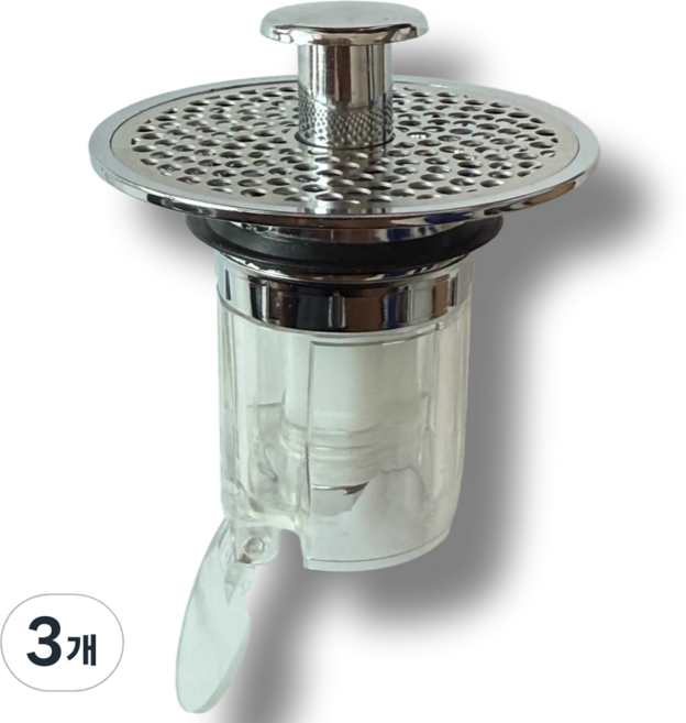 어나오리빙 세면대 방충 팝업 트랩 배수구 하수구 벌레 냄새 악취 폽업 물마개 마개, 3개