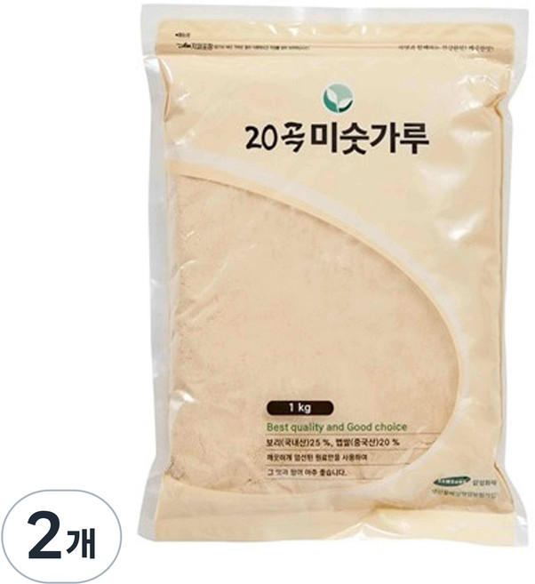대주 20곡 미숫가루, 2개, 1kg