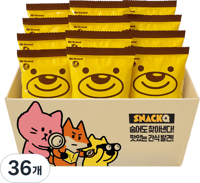 노브랜드 과자, 초코베어, 36개