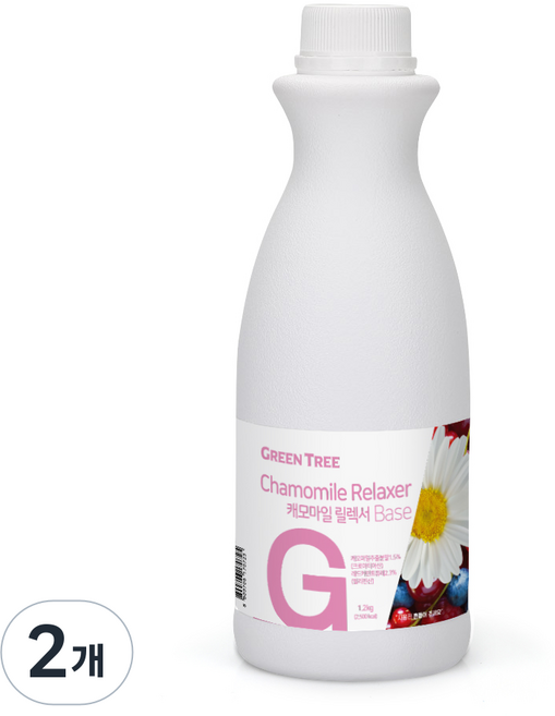 그린트리 캐모마일릴렉서베이스-1.2kg, 1.2kg, 2개
