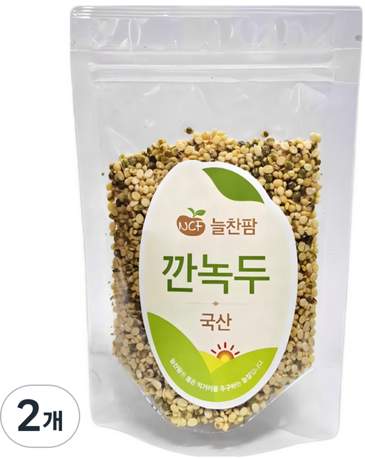 [25년산][늘찬팜] 국산 깐녹두 기피녹두 녹두 200g, 2개