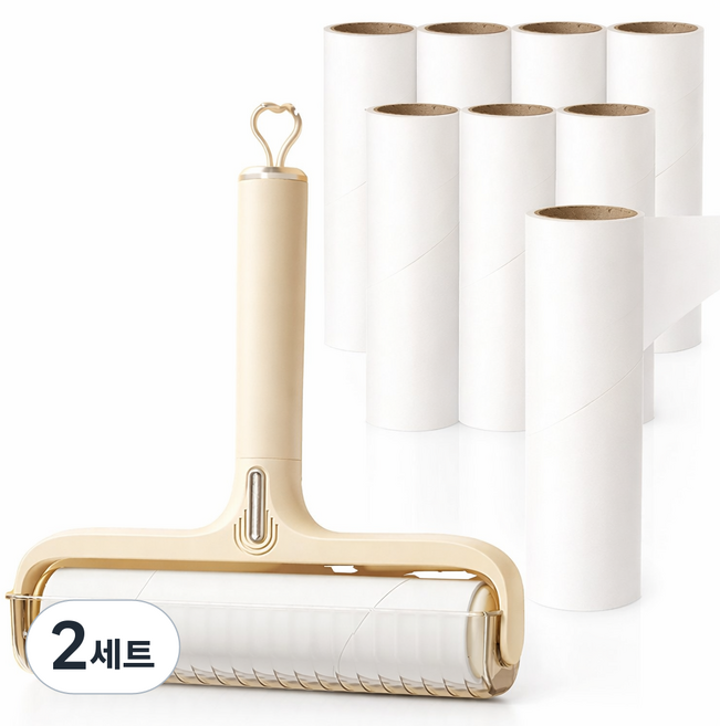 소픽 사선컷팅 돌돌이 테이프 클리너 리필 9개 (540회 사용), 2세트