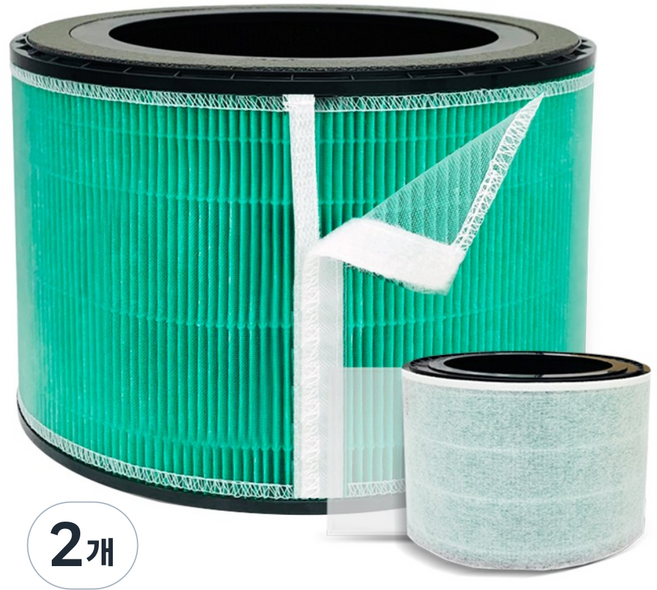 LG 엘지 공기청정기 퓨리케어 360 호환 필터 헤파+탈취+극세 프리필터 세트, 2개, LG 퓨리케어 360도 프리미엄