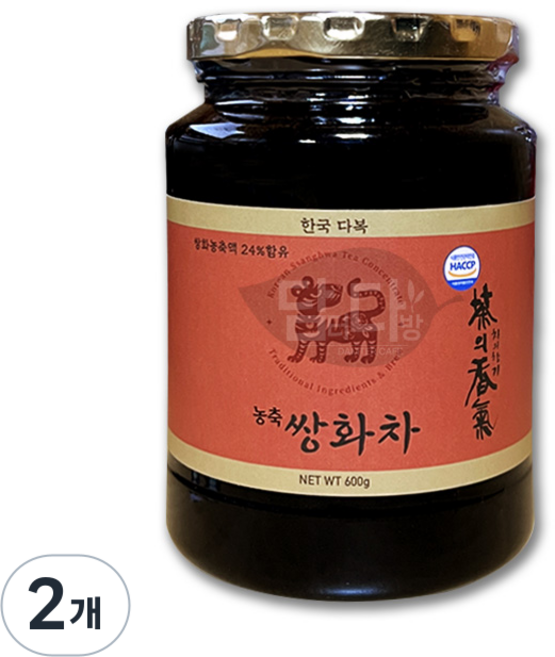 한국 다복 농축 쌍화차(쌍액), 600g, 1개입, 2개