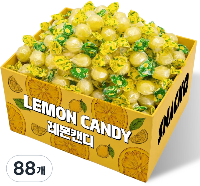 노브랜드 과자, 88개, 레몬캔디