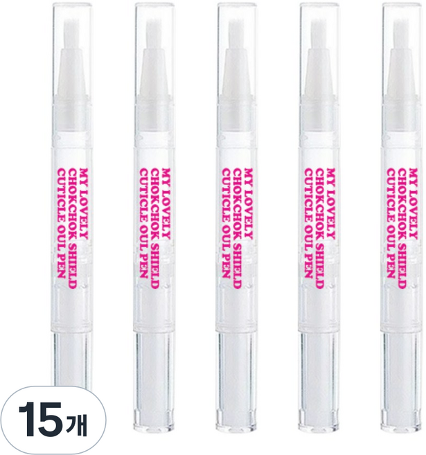 국산 촉촉 블루 큐티클 오일펜, 15개, 2.5ml