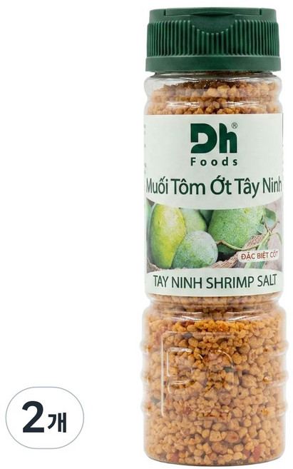 Dhfoods 베트남 떠이닌 칠리 새우소금, 110g, 2개