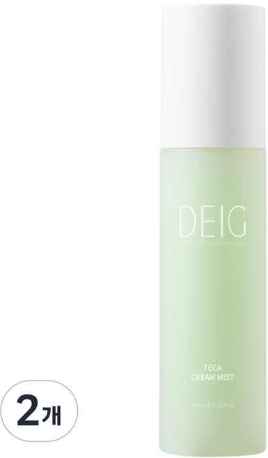 데이그 테카 쿨링 열감 진정 수분 크림 미스트, 2개, 100ml