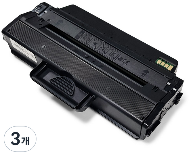 모노테크 삼성 호환토너 MLT-D115L, 3개, 검정