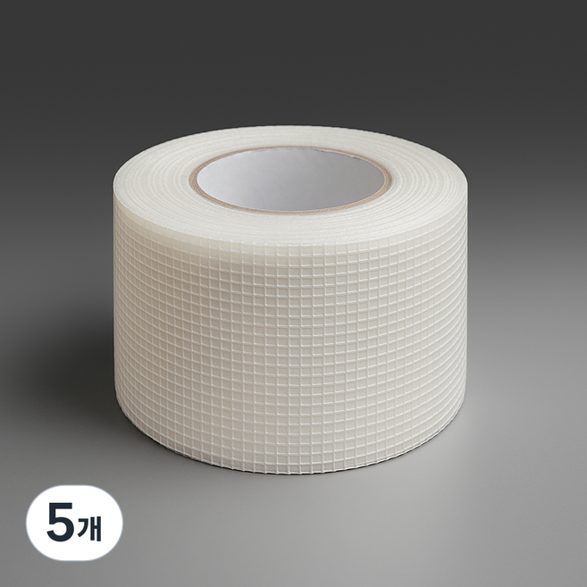 조인트테이프 드라이비트 유리섬유 테이프 자착식 외벽보강 보수 메쉬테이프, 5개