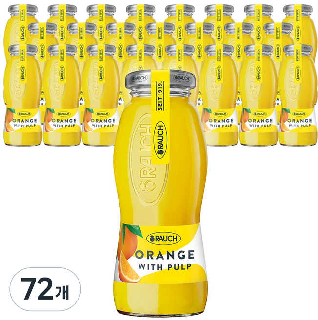 라우치 오렌지 주스, 200ml, 72개