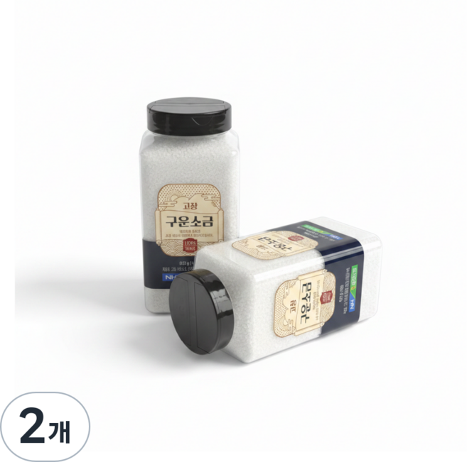 해리농협 고창 구운소금 천일염 100% 800g, 2개