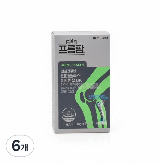 프롬팜 관절건강엔 타마플렉스 & 에센셜 DK, 6개, 30회분