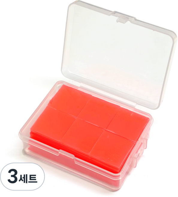 블링블링 보석십자수 2x2cm 고체풀세트 48p, 3세트, 진한핑크