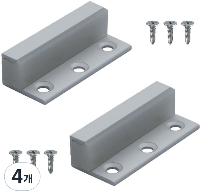 무드체인지 강화도어스토퍼 AL 유리문 상부도어 철문 가마찌, 4개