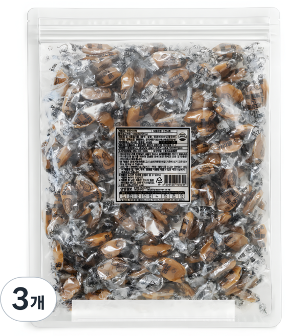 다파니 땅콩카라멜 옛날 대용량, 3개, 1.8kg
