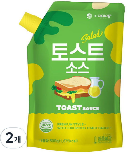 아이엠소스 토스트소스, 500g, 2개